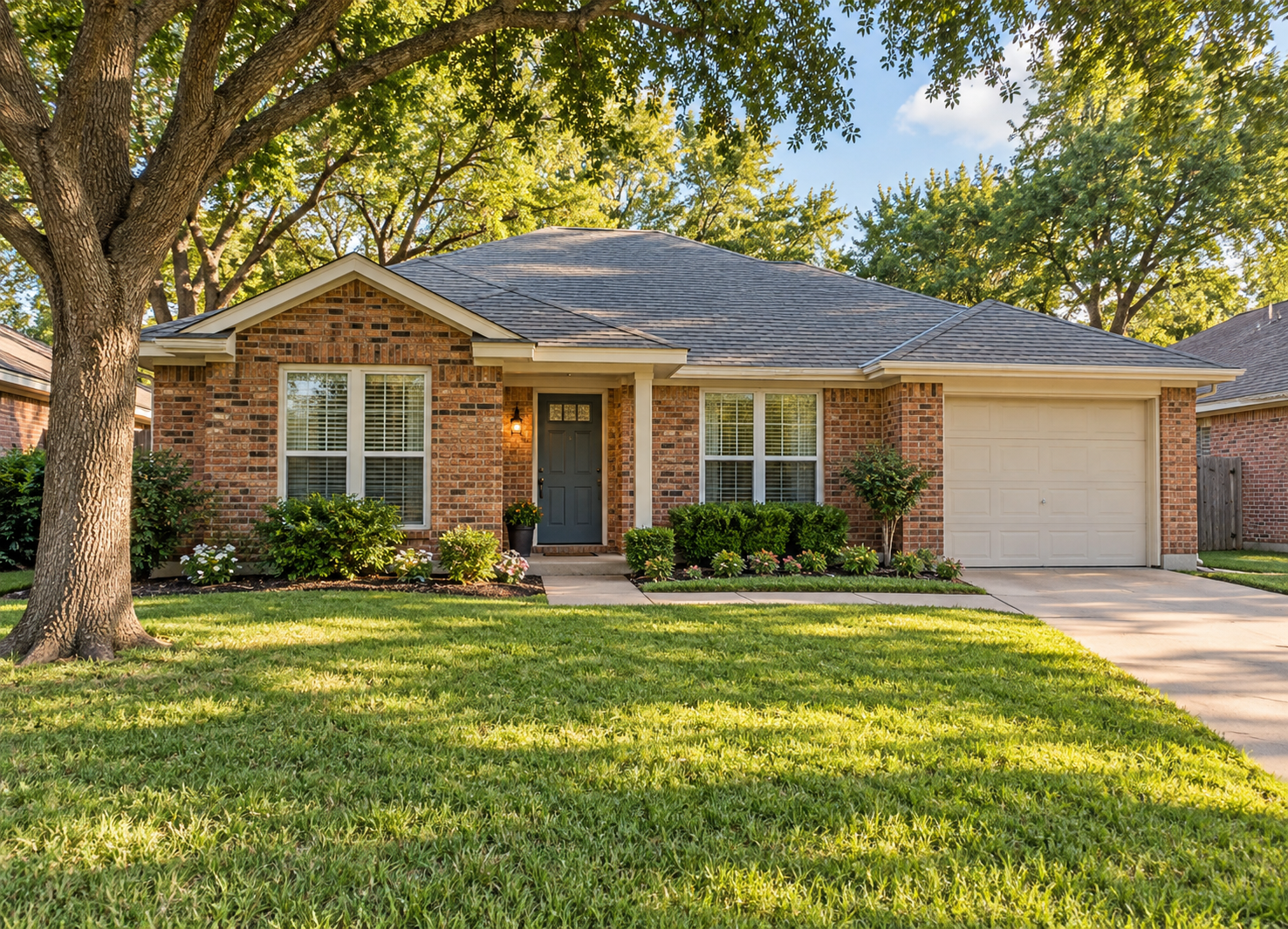 Welcoming Texas Brick Ranch Home