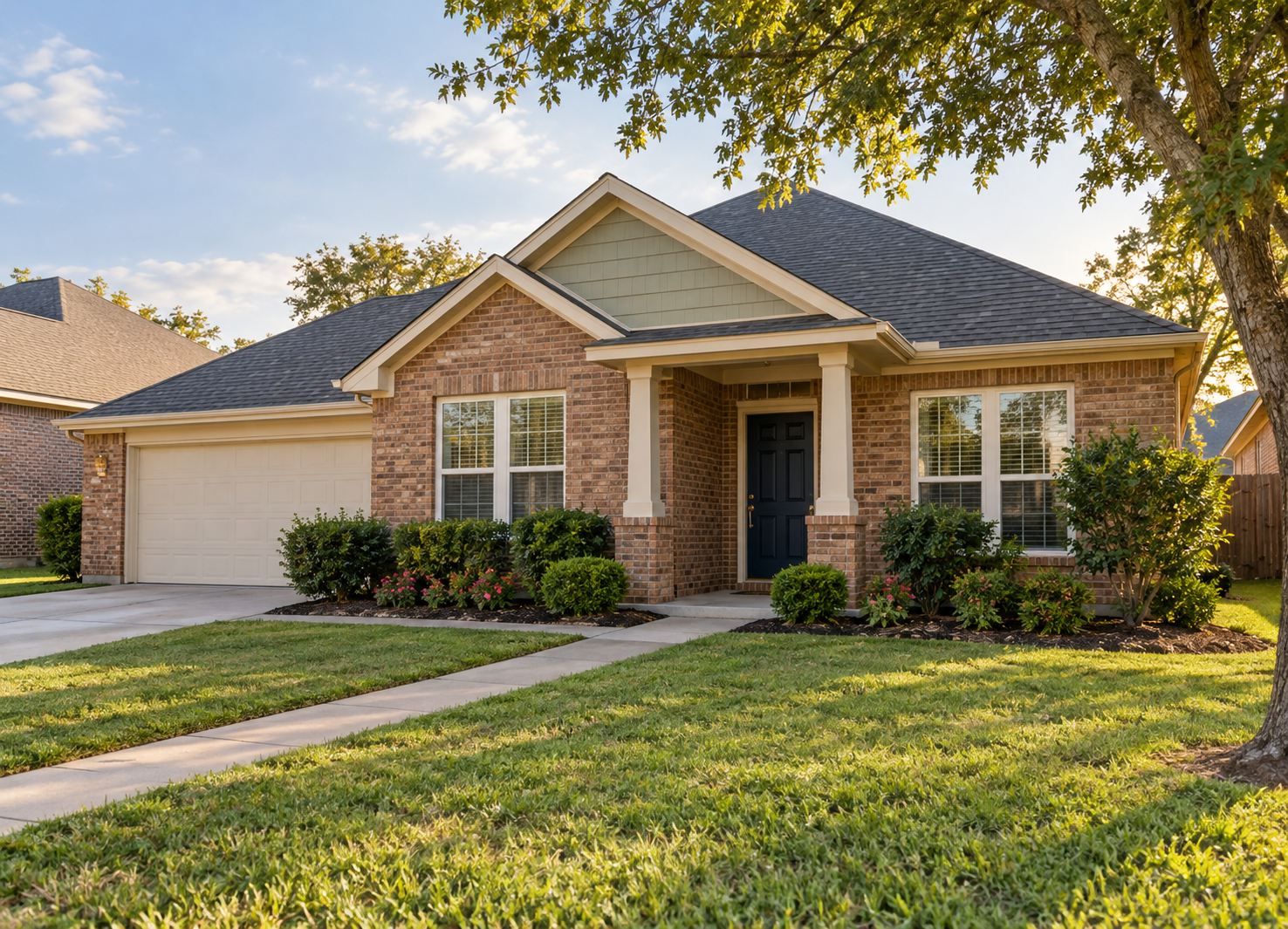Welcoming Texas Brick Starter Home